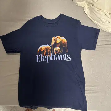 Elephants 티셔츠 네이비