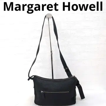 242 Margaret Howell 가죽 블랙 숄더백
