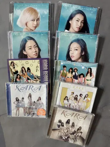 KARA 복수 CD 세트 bye bye happy days 외 9장