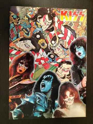 KISS 1977년 일본 공연 팜플렛