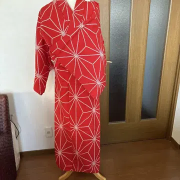 여성용 유카타 린넨 무늬