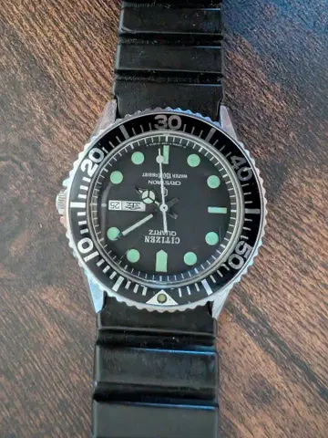 CITIZEN GN-Q-5 다이버 크리스토론