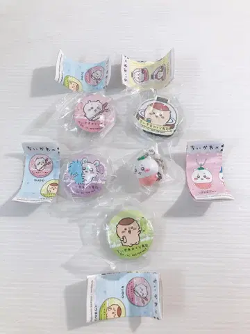 치이카와 쿠라스시 벳쿠라폰 마그넷 캔뱃지 피규어 세트