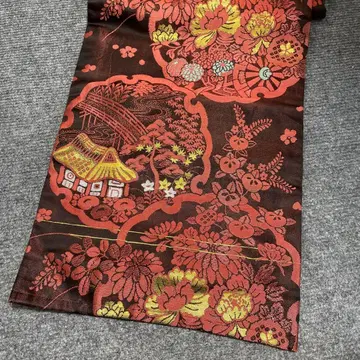 나고야 오비 나고야 재단 빨간색 꽃