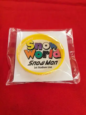 SnowMan 25년 Snow World 이와모토 테루 러버 밴드