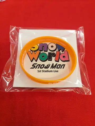 SnowMan 25년 Snow World 무카이 코지 러버 밴드