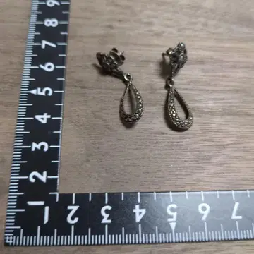 말카지트 실버 귀걸이