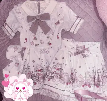 Many Hearts Afternoontea 패턴 셋업 (LIZLISA)