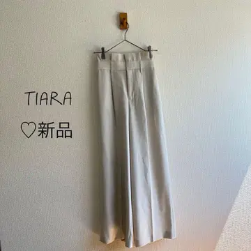 TIARA 턱 와이드 팬츠 K191