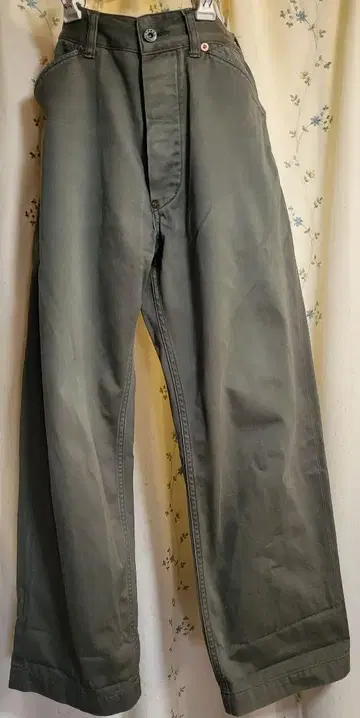 모모타로 JEANS 싱치 팩 치노 팬츠 카키 W30