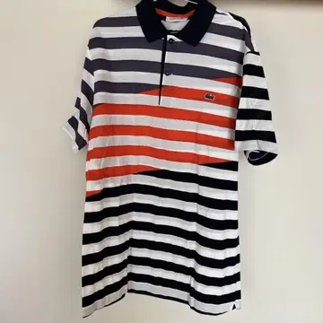 LACOSTE 스트라이프 피케 셔츠 사이즈 5