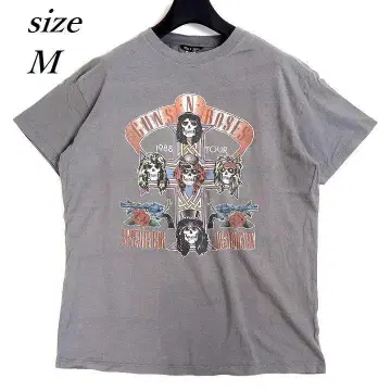 Guns N' Roses 건즈 티셔츠 양면 프린트 락 밴드 M