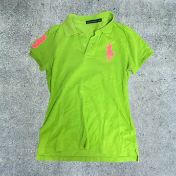 Polo Ralph Lauren 빅 포니 y2k 빅 포니 그린 핑크