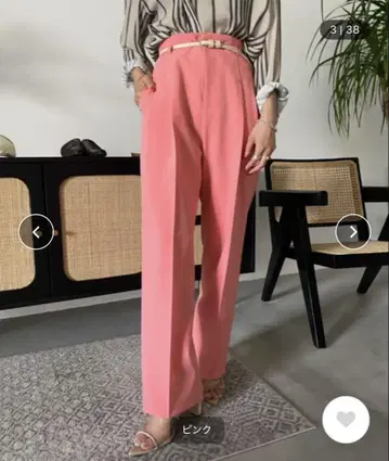 Ameri / OTONA COLOR PANTS 핑크