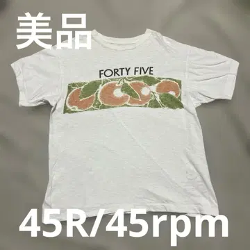 45R/45rpm 후르츠 이야기 프린트 908 마루동 티셔츠 체리 탑