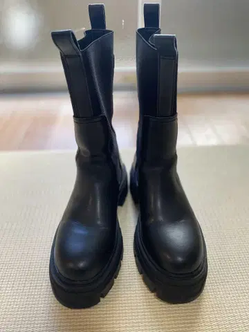 H&M 통굽 부츠 사이드 고어 kuithoge boots 23.5cm