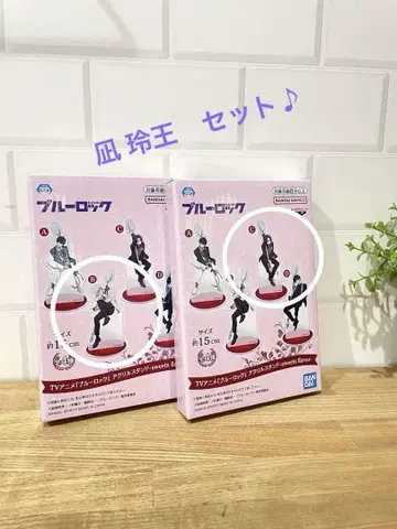 남코 한정판 블루 록 아크릴 스탠드 sweets flavor 나기 레오