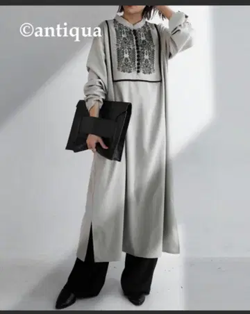 안티카 자수 원피스
