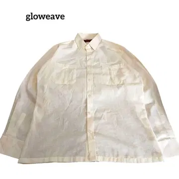 구제 의류 gloweave 긴팔 셔츠 폴리 코튼 80년대 호주