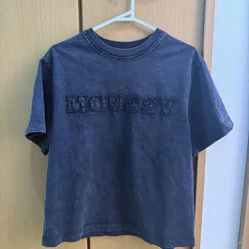MOUSSY 블랙 티셔츠 FREE 사이즈
