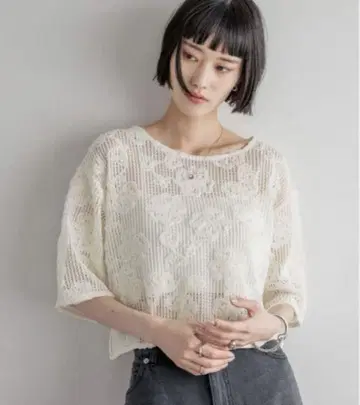 미사용 새상품 로리즈팜 3D 레이스 5S 아이보리