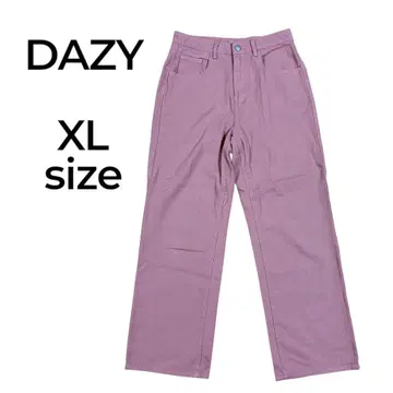 DAZY 컬러 팬츠 바지 핑크 여성용 XL LL 1878