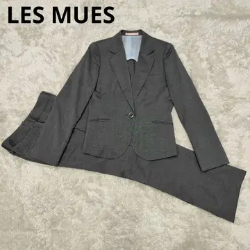 LES MUES 팬츠 수트 셋업 HEAT BLOCK 그레이 S