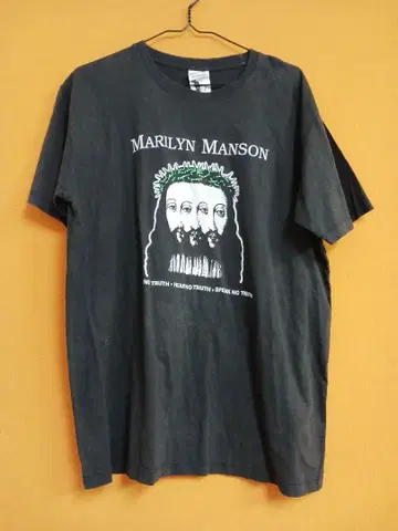 하드코어 메탈 밴드 Marilyn Manson 그리스도 디자인 티셔츠