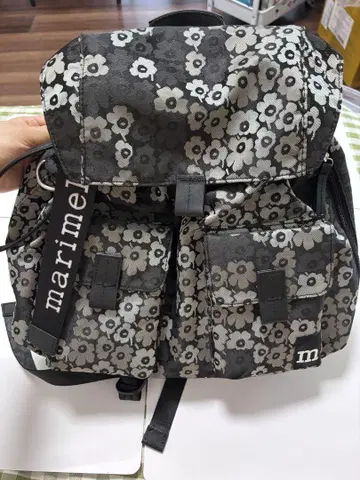 marimekko 꽃무늬 백팩 백팩