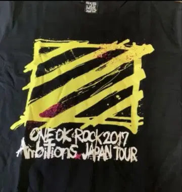 원오크 ONE OK ROCK Ambitions 2017 티셔츠 L 사이즈