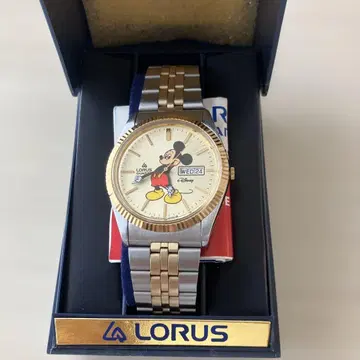 LORUS 미키마우스 손목시계 쿼츠