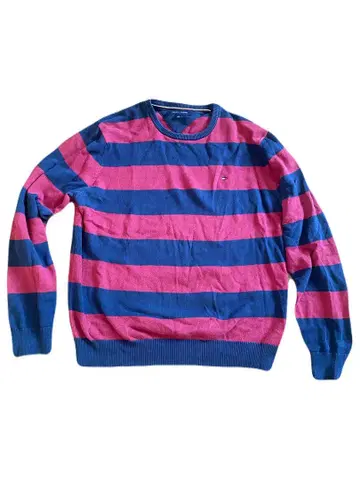 타미힐피거 border knit