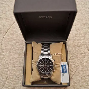 SEIKO 크로노그래프 7T92-0DW0 손목시계 블랙
