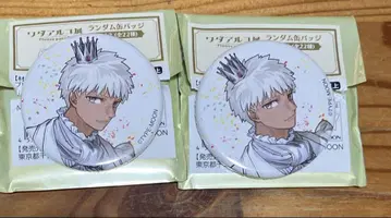 Fate 와다 아루코전 원화전 캔뱃지 무명 2점