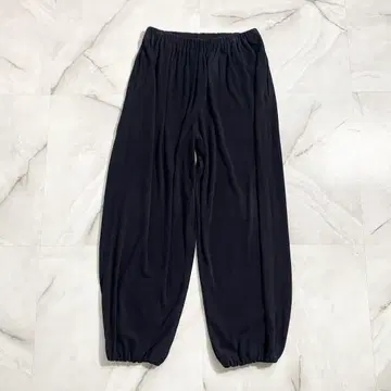 A17344 하자품 요건 레일 강연 저지 이지 벌룬 팬츠 블랙 네이비