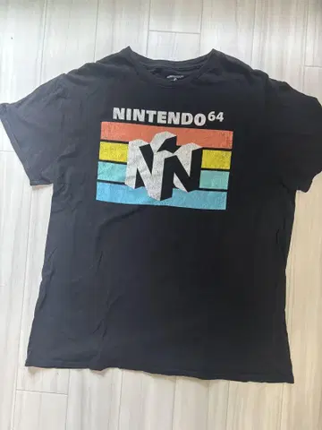 Nintendo 64 티셔츠 블랙