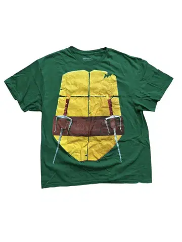 TMNT 쉴드 디자인 티셔츠 XL 구제 의류 해외