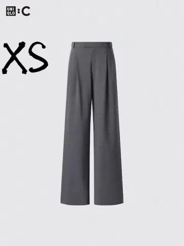 [ 컨디션 최상 ] UNIQLO C 턱 와이드 스트레이트 팬츠