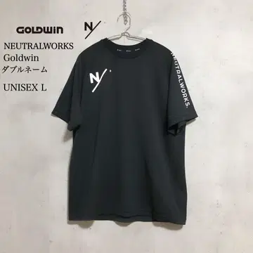 새상품급 뉴트럴웍스 Goldwin 더블 네임 T셔츠 유니섹스 L