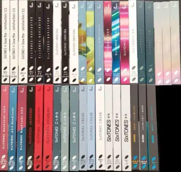 SixTONES 역대 CD 싱글 13 타이틀 전 형태 39장 초회 DVD