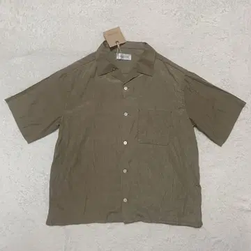 Universal Style Wear 오픈 카라 셔츠 레이온