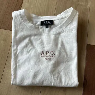 A.P.C. 티셔츠 S 사이즈 베이지 로고