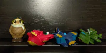 지브리 손가락 인형 붉은 돼지 4개 세트