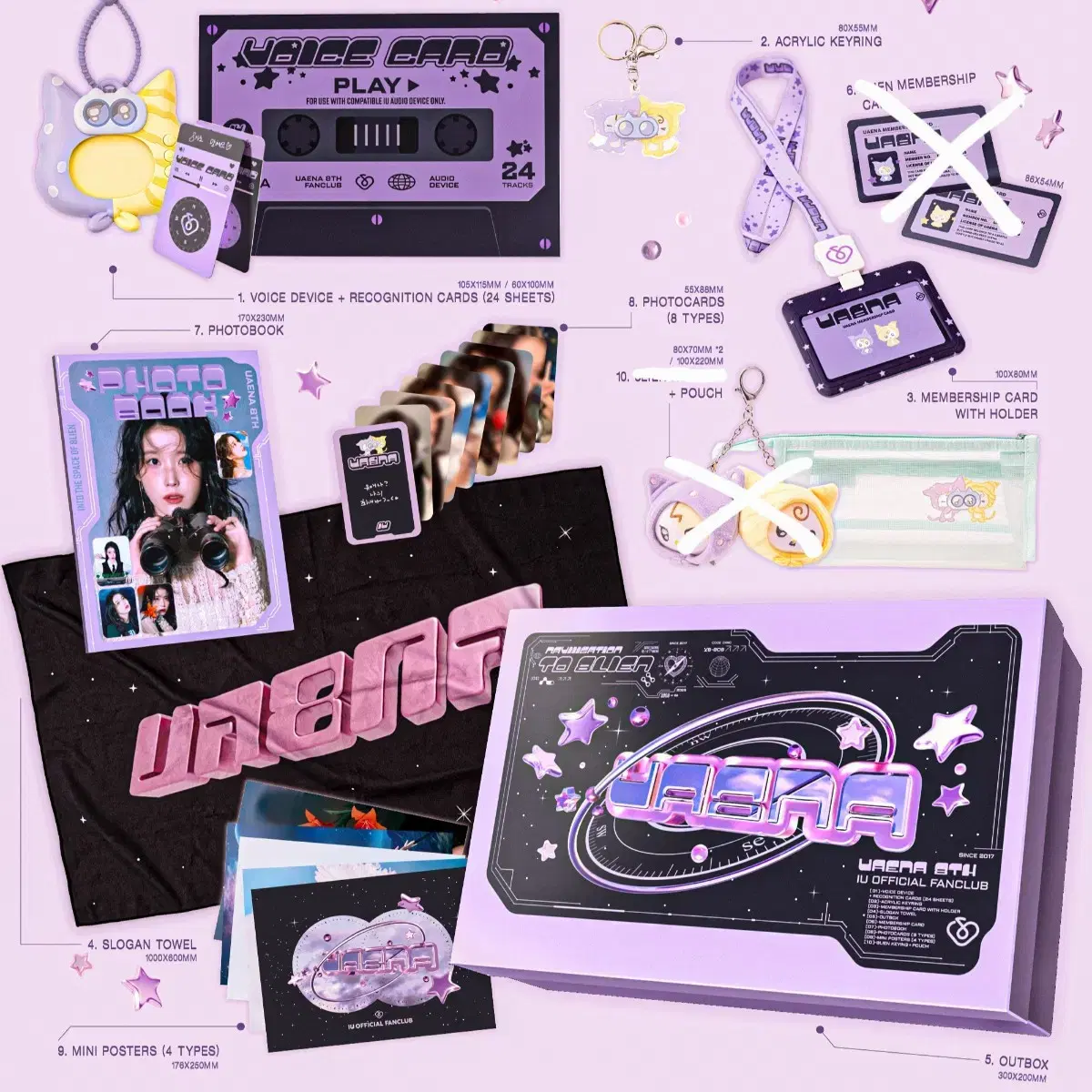 IU 13th UAENA ユエナ バッチセット アイユー IU 13th UAENA ユエナ バッチセット アイユー