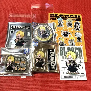 BLEACH 145 기라 이즈루 캔뱃지 아크링 키링 배지 클리어 카드