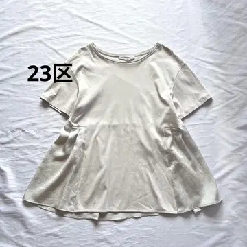 워셔블 알비니스타 스무스 플레어 티셔츠 38 샌드 베이지 23구