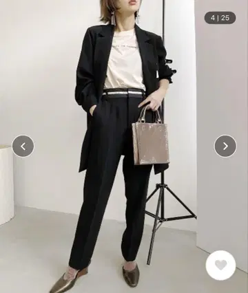 Ameri / BACK SIDE JACKET & PANTS 세트