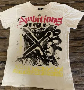 ONE OK ROCK 원오크 "Ambitions" 데미지 가공 티셔츠