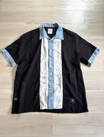 uniform experiment 오픈 카라 셔츠 반팔 사이즈 2