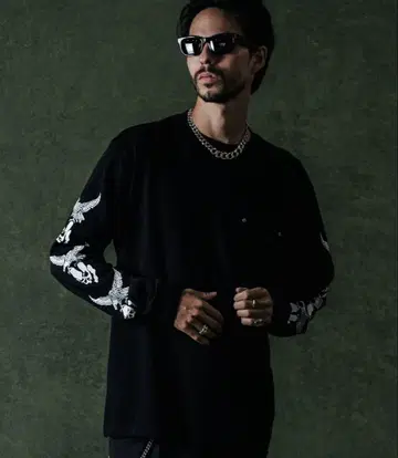 CRIMIE EAGLE LONG SLEEVE T SHIRT 사이즈 L